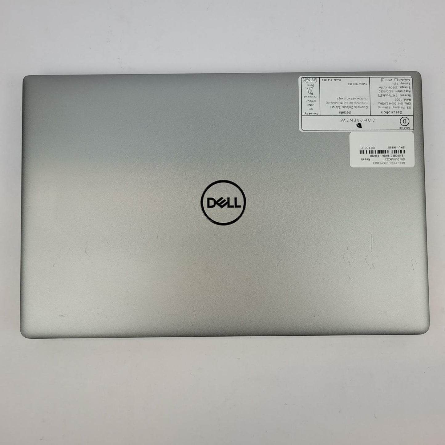 DELL PRECISION 3561 Windows 11 Home Core i5 11500H 16GB RAM 256GB NVME | Grade D