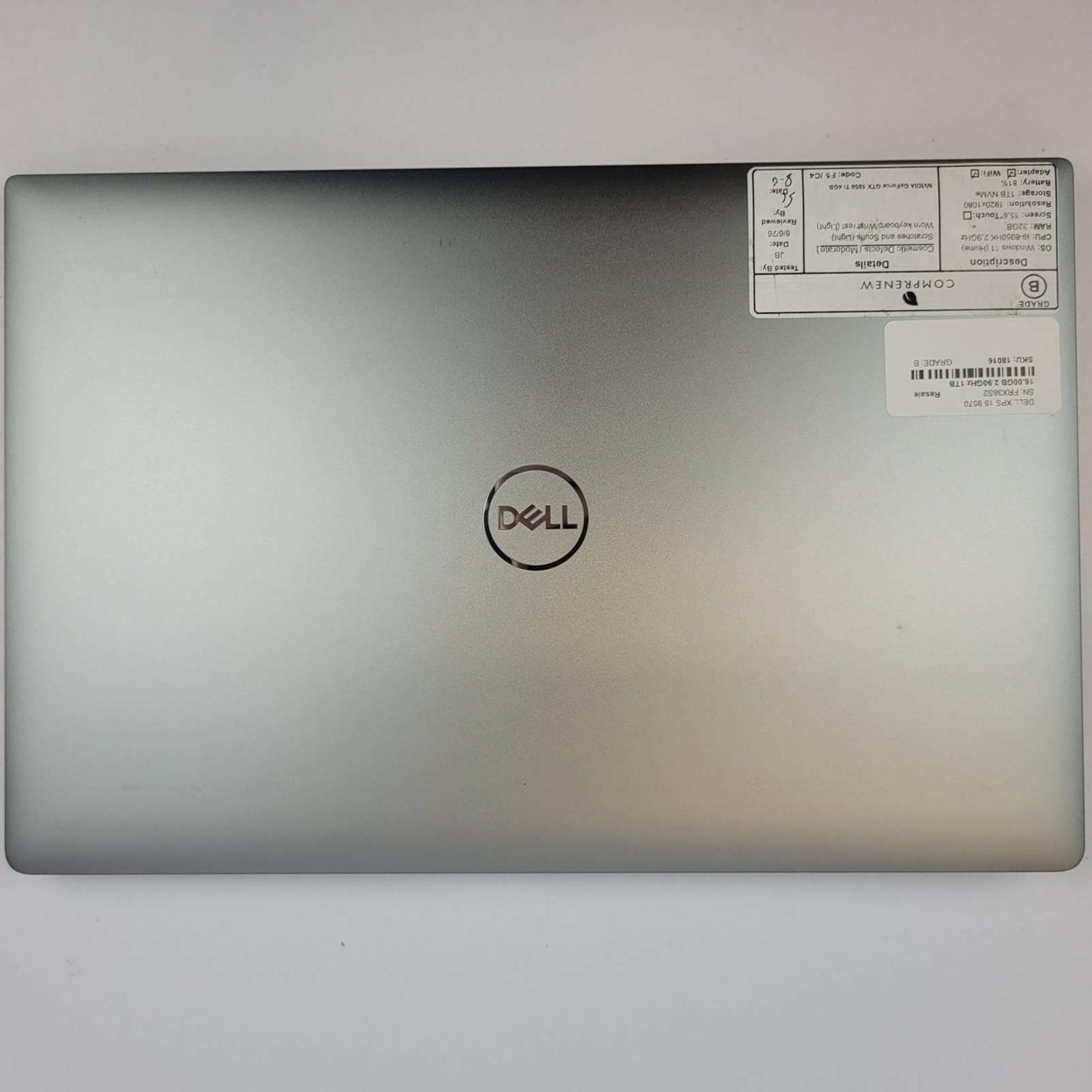 DELL XPS 15 9570 Windows 11 Home Core i9 8950HK 32GB RAM 1TB NVME | Grade B | 2