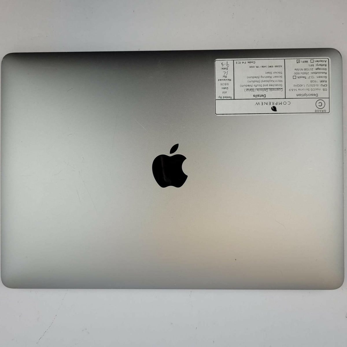 APPLE MacBook Pro A2289 MacOS Sonoma i5-8257U 16.00GB RAM 251GB NVME | Grade C