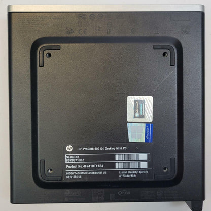 HP ProDesk 600 G4 Win11 i5-8500T 8GB RAM 256GB NVMe | Grade B | 14783