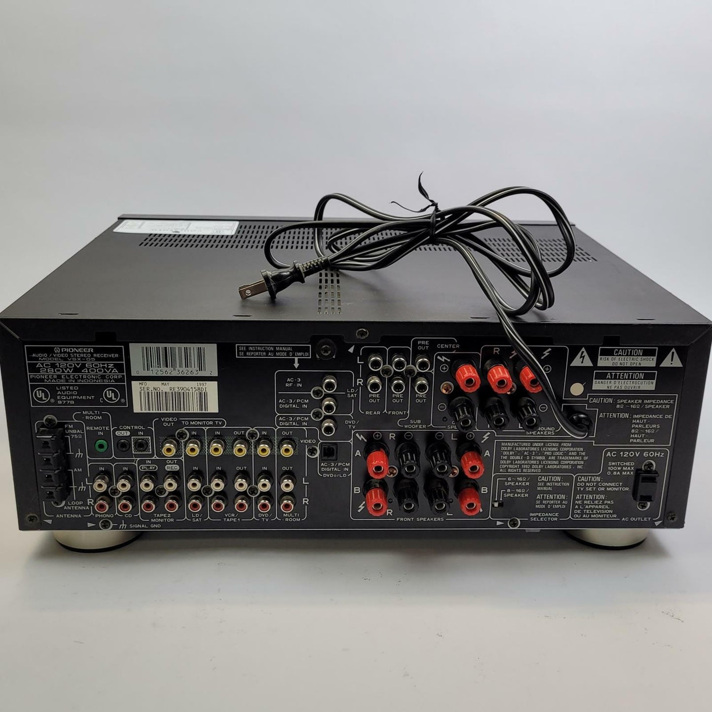 PIONEER VSX-05 5.1 AV Surround Receiver | Grade B