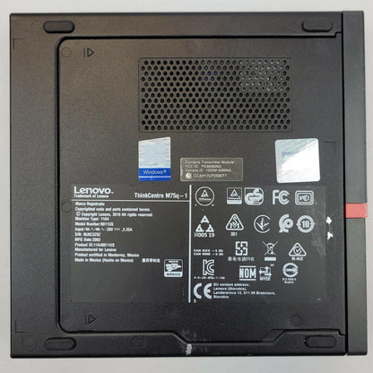 LENOVO THINKCENTRE M75Q-1 Win 11 Home R3 PRO 3200GE 8GB RAM 128GB NVMe | Grade B