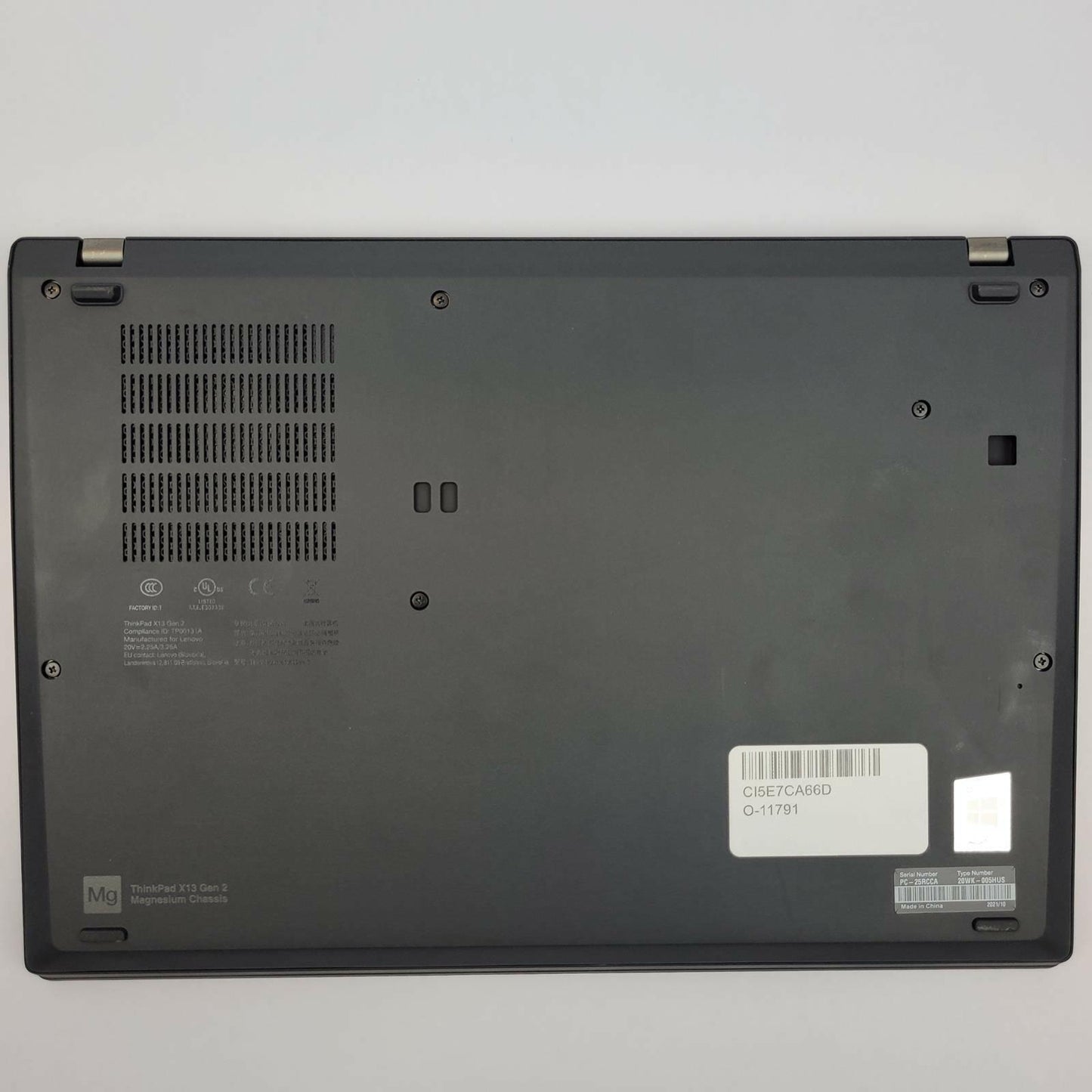 LENOVO ThinkPad X13 Gen 2i Win 11 i5-1135G7 8GB RAM 512GB NVME | Grade B