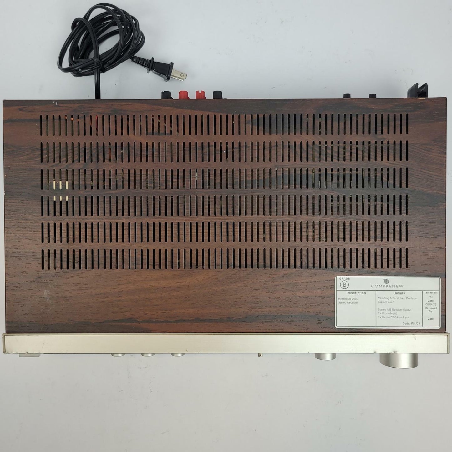 Hitachi SR-2000 Vintage AM/FM Stereo Receiver | Grade B