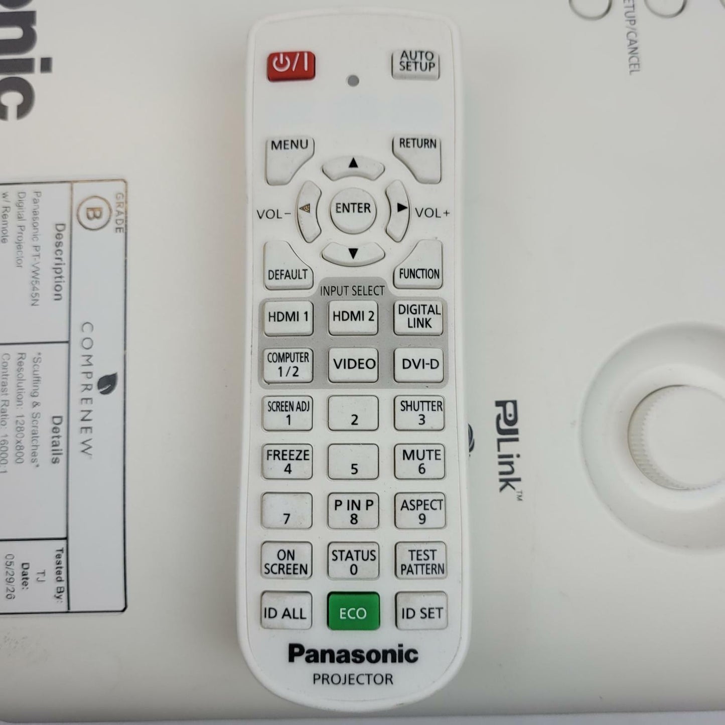 PANASONIC PT-VW545N Digital Projector | Grade B