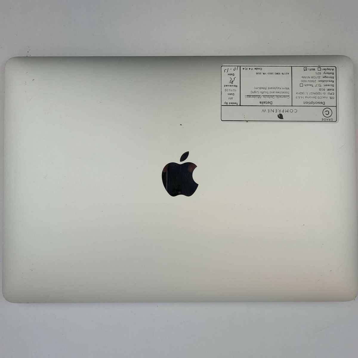 APPLE MacBook Pro A2179 MacOS Sonoma i5-1030NG7 8.00GB RAM 251GB NVME | Grade A