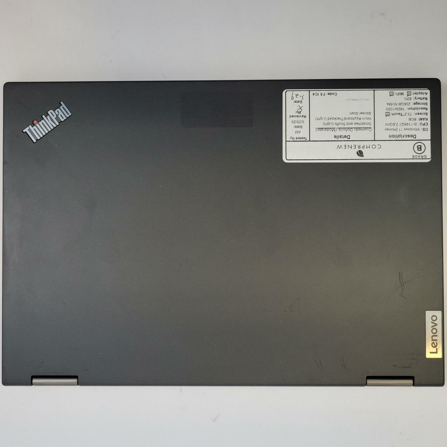 LENOVO ThinkPad X13 Yoga G2 Win 11 i5-1145G7 8GB RAM 256GB NVME | Grade B | 2