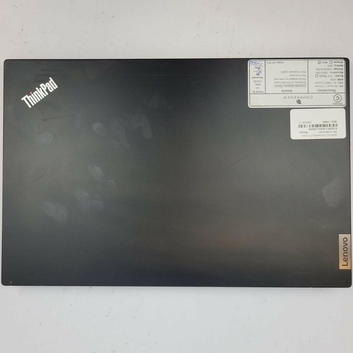 LENOVO THINKPAD E15 G2 Windows 11 i5-1135G7 8GB RAM 256GB NVME | Grade C