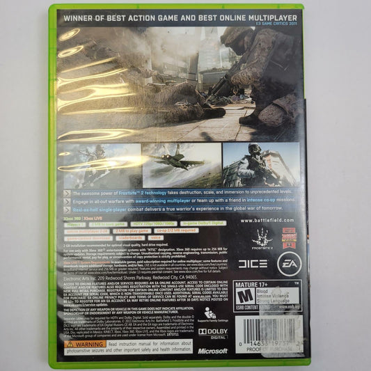 Electronic Arts Battlefield 3 Xbox 360 Game | Grade B