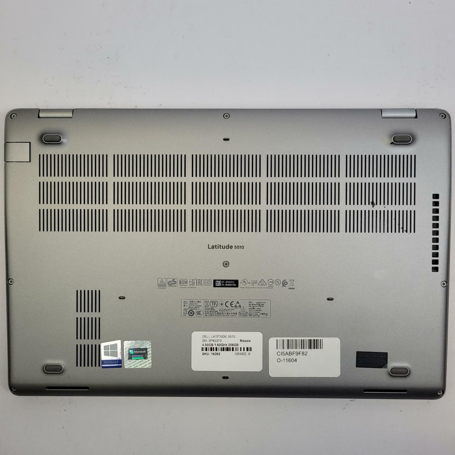 DELL LATITUDE 5510 Win 11 i5-10210U 8GB RAM 256GB NVME | Grade B | 16262