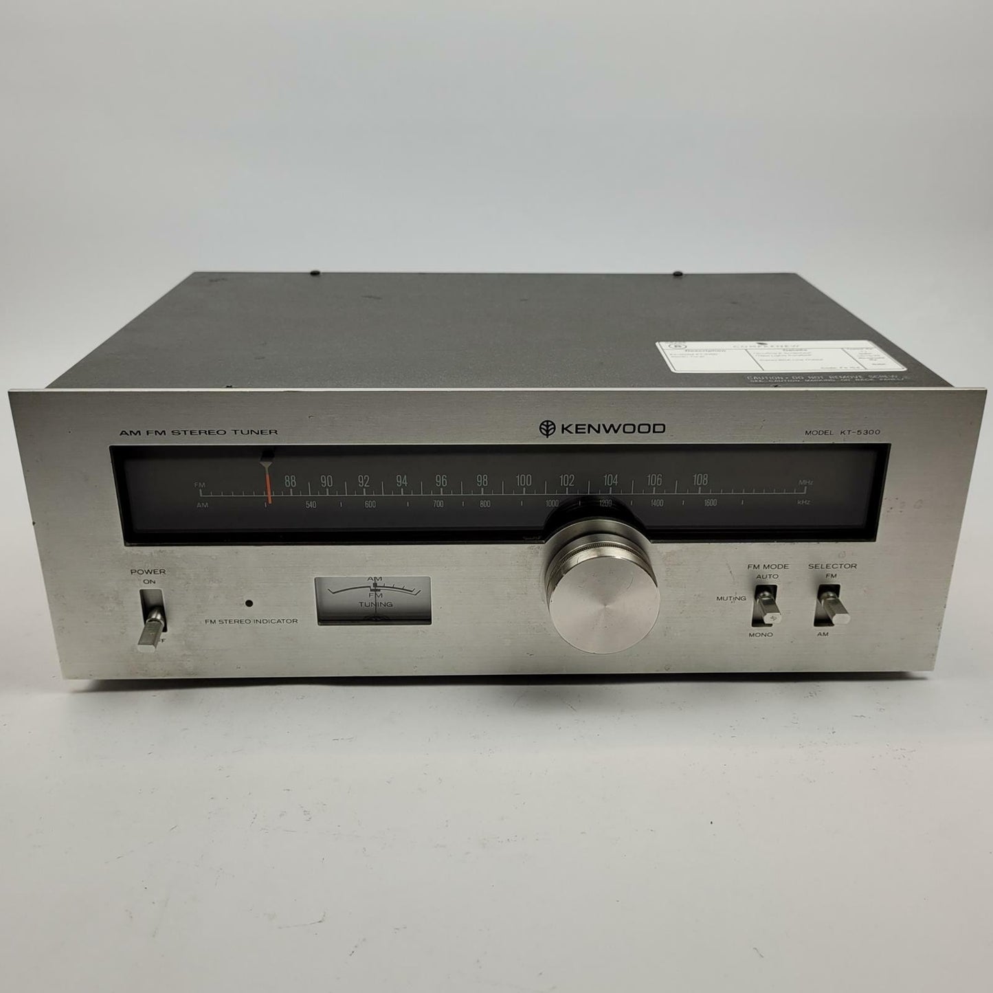 Kenwood KT-5300 Vintage AM/FM Stereo Tuner | Grade B