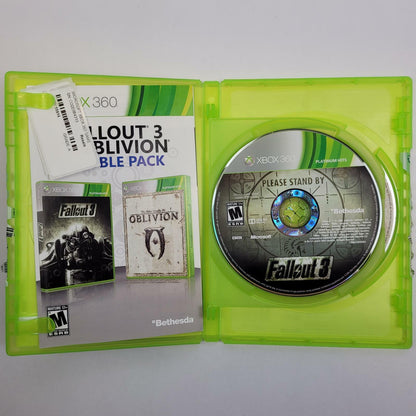 Bethesda Softworks Fallout 3 and Oblivion Double Pack Xbox 360 Game | Grade B