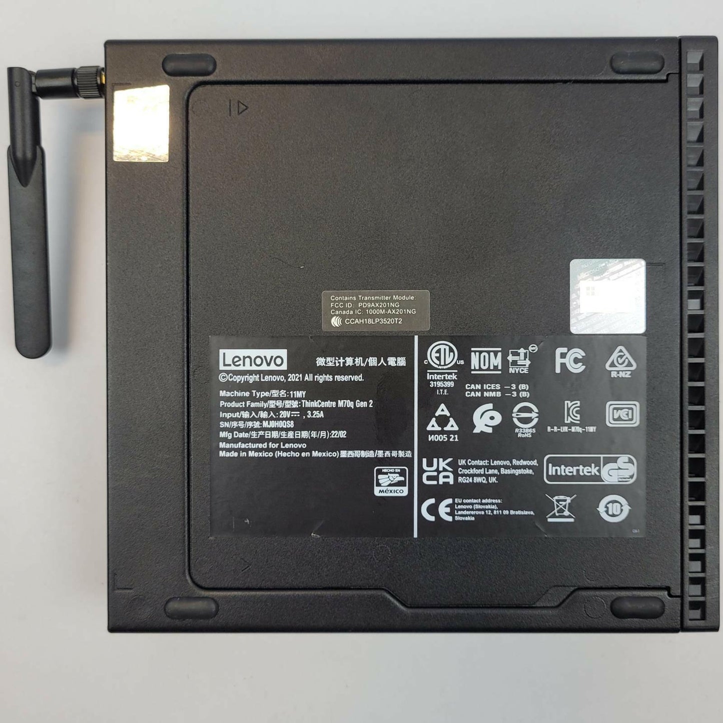 LENOVO THINKCENTRE M70Q G2 Win 11 i5-11400T 16GB RAM 250GB SSD | Grade B