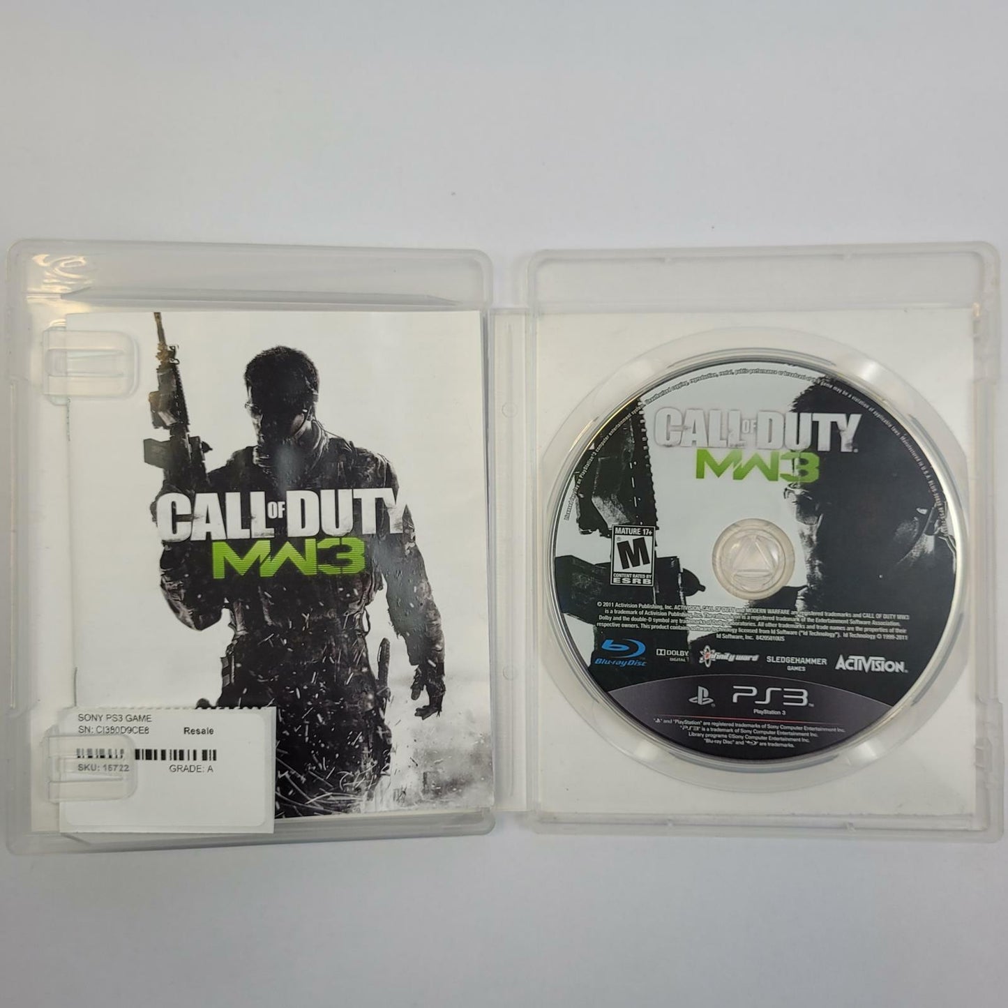 Activision Call of Duty Modern Warfare 3 PlayStation 3 Game | Grade B