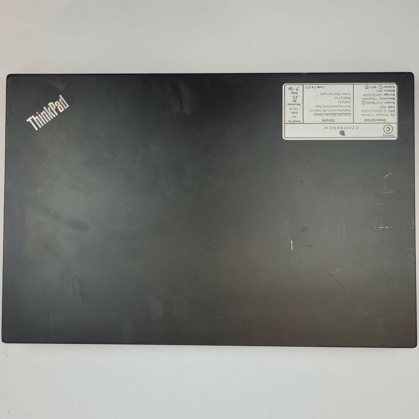 LENOVO ThinkPad E15 Windows 11 Home Core i5 10210U 8GB RAM 256GB NVME |Grade C|