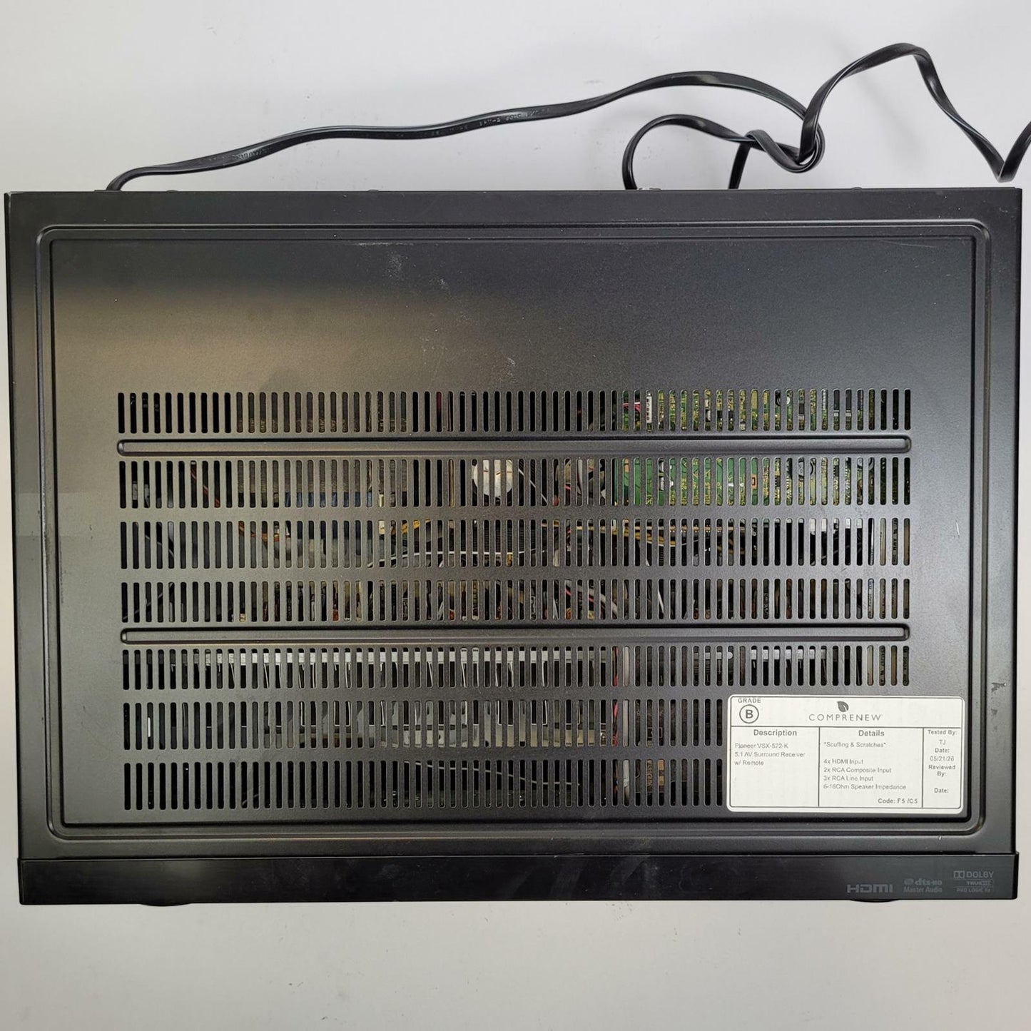 Pioneer VSX-522-K 5.1-Channel A/V Receiver | Grade B