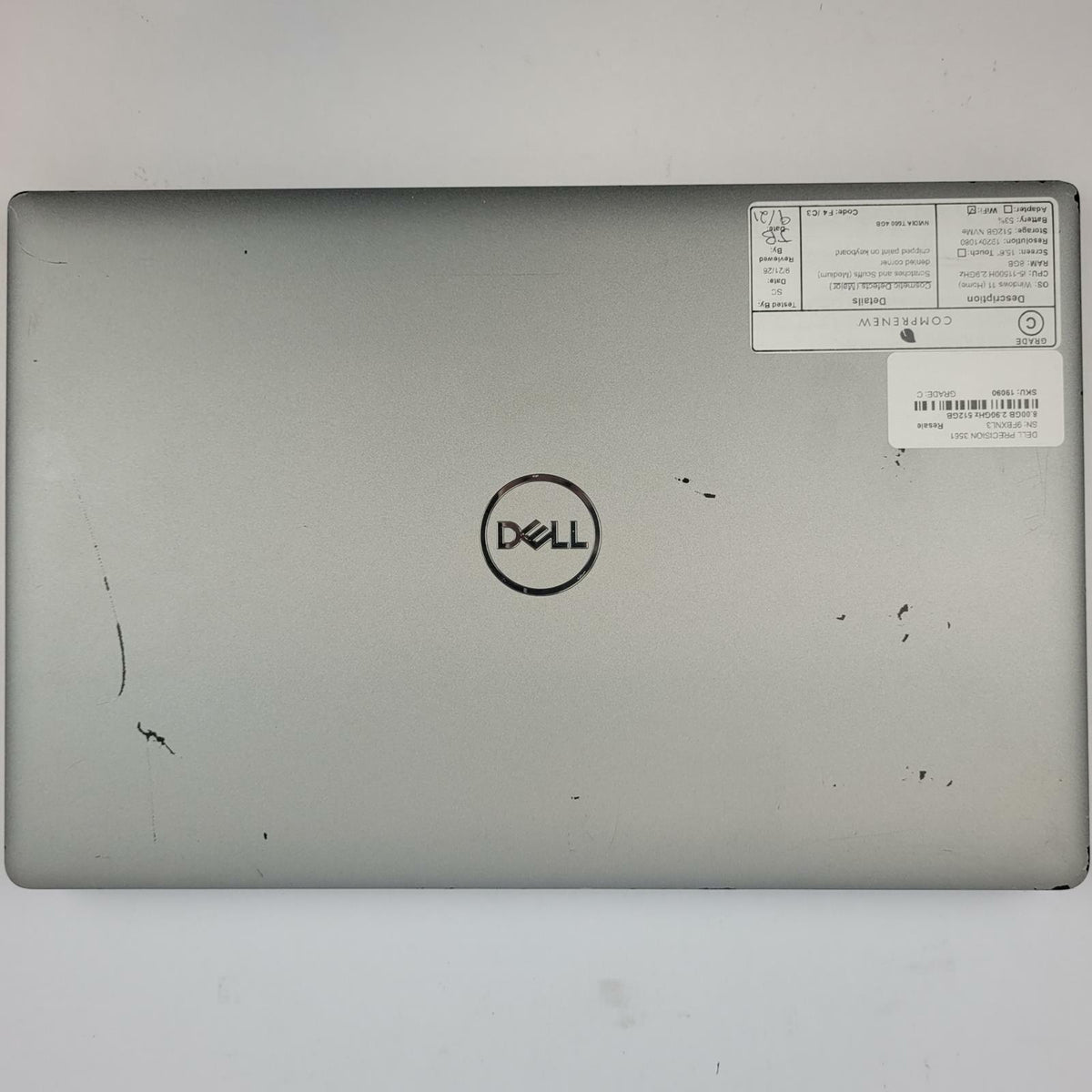 DELL PRECISION 3561 Windows 11 Home Core i5 11500H 8GB RAM 512GB NVME | Grade C