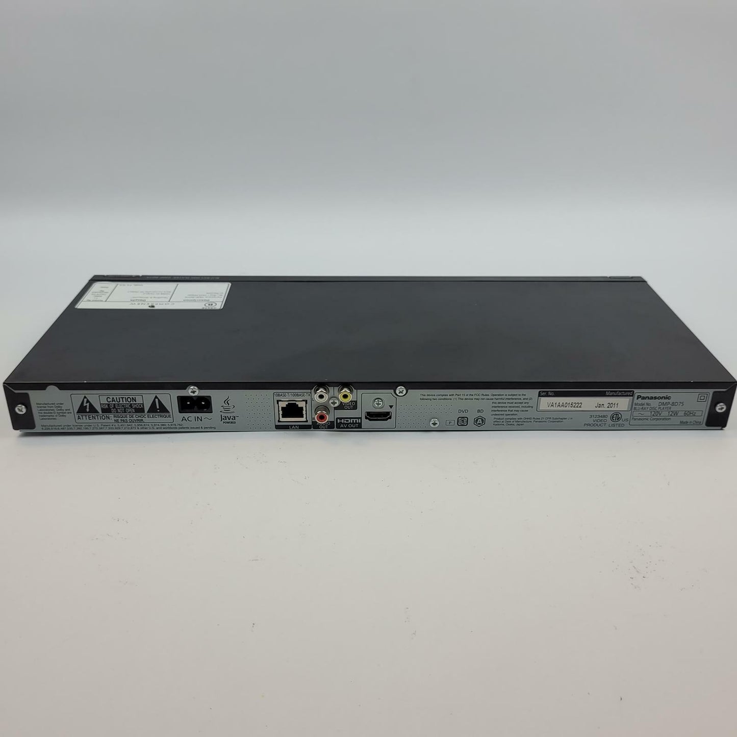 Panasonic DMP-BD75 Blu-Ray Disc Player | Grade B