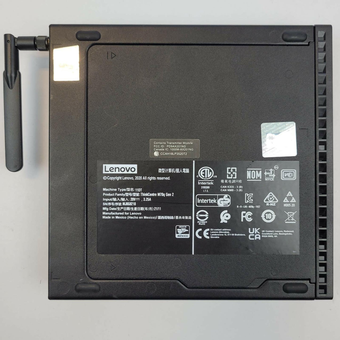 LENOVO THINKCENTRE M70Q Win 11 i5-10400T 16GB RAM 256GB SSD | Grade B