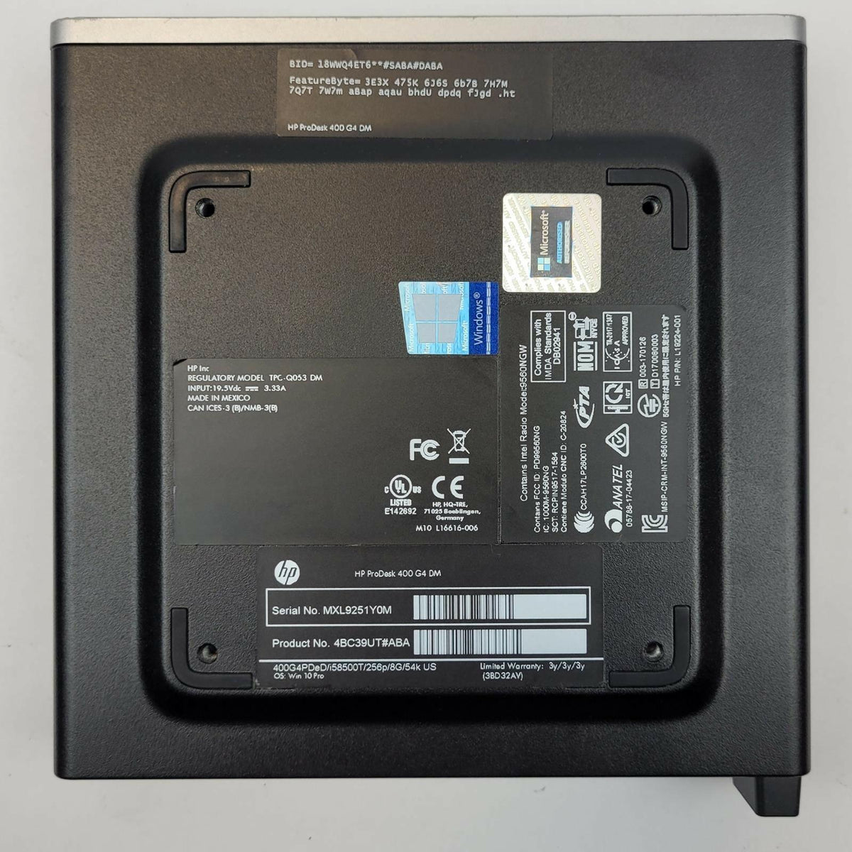 HP PRODESK 400 G4 Win 11 i5-8500T 8GB RAM 128GB SSD | Grade B