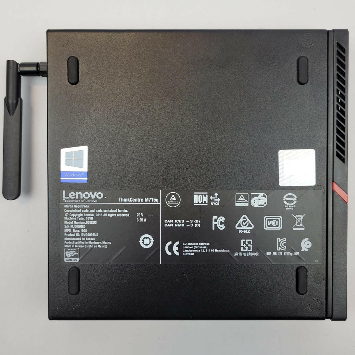 LENOVO THINKCENTRE M715Q Win 11 R3 PRO 2200GE 8GB RAM 180GB SSD | Grade B