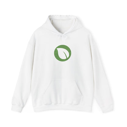 Eco-Friendly Leaf Printed Unisex Heavy Blend™ Hooded Sweatshirt
