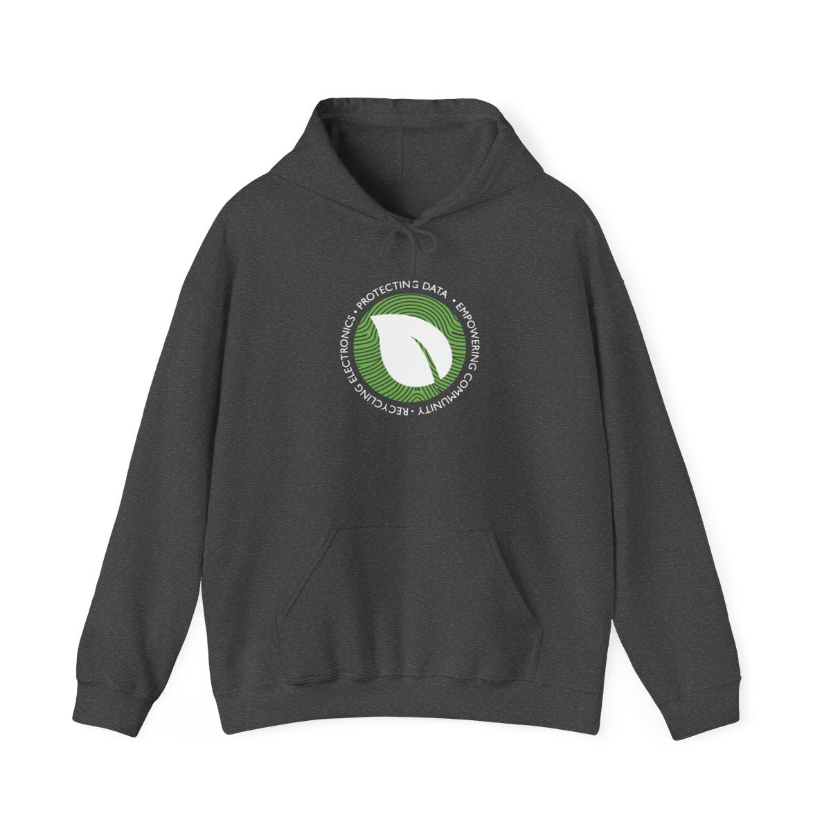 Eco-Friendly Leaf Printed Unisex Heavy Blend™ Hooded Sweatshirt