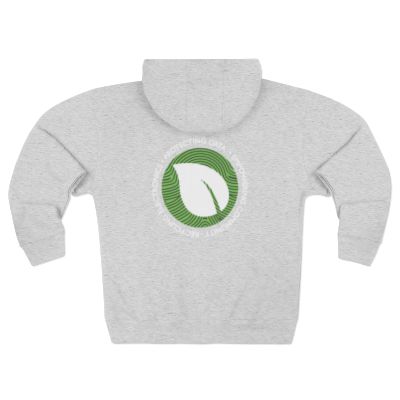 Eco-Friendly Unisex Zip Hoodie, Sustainable Fashion, Casual Wear, Gift Ideas, Nature Lover's Apparel