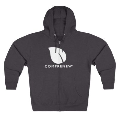 Eco-Friendly Unisex Zip Hoodie, Sustainable Fashion, Casual Wear, Gift Ideas, Nature Lover's Apparel
