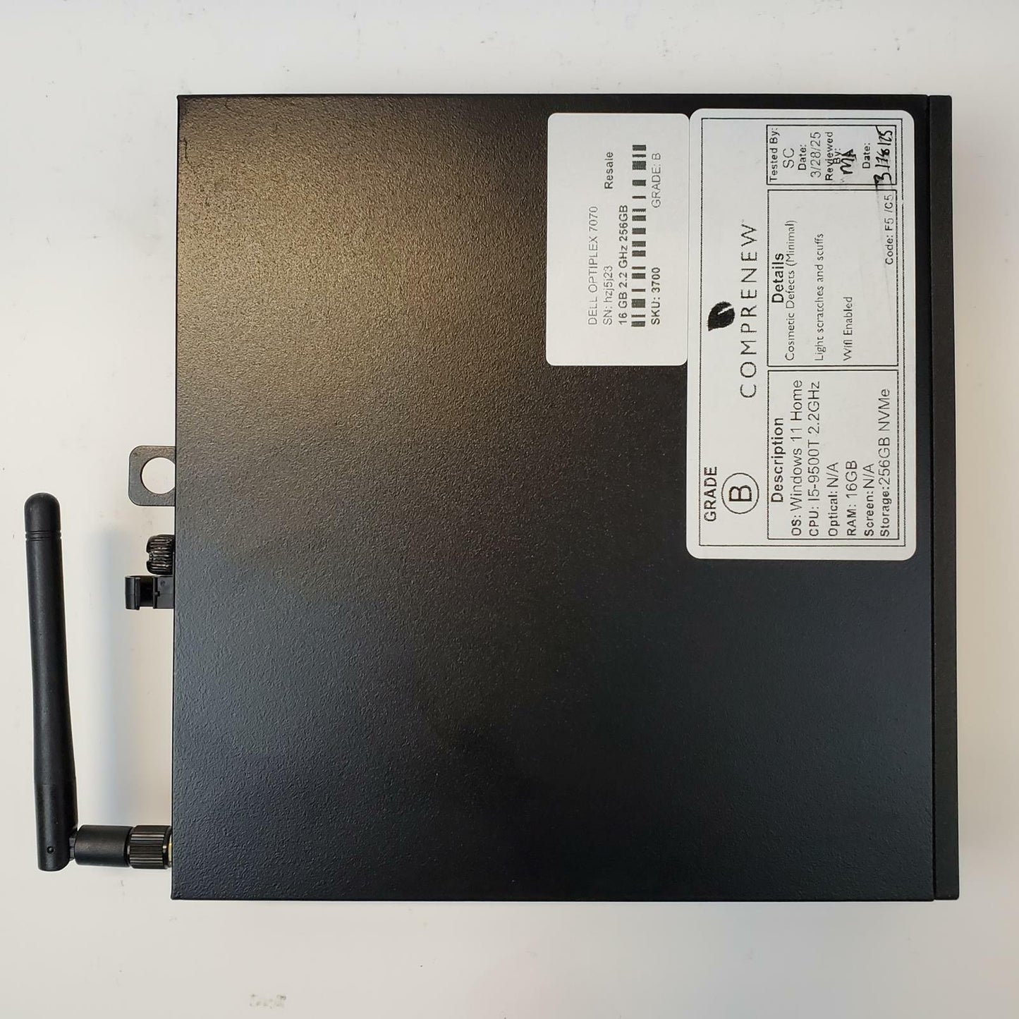 Dell OptiPlex 7070 Win 11 Home i5-9500T 16GB RAM 256GB NVMe | Grade B | 3700