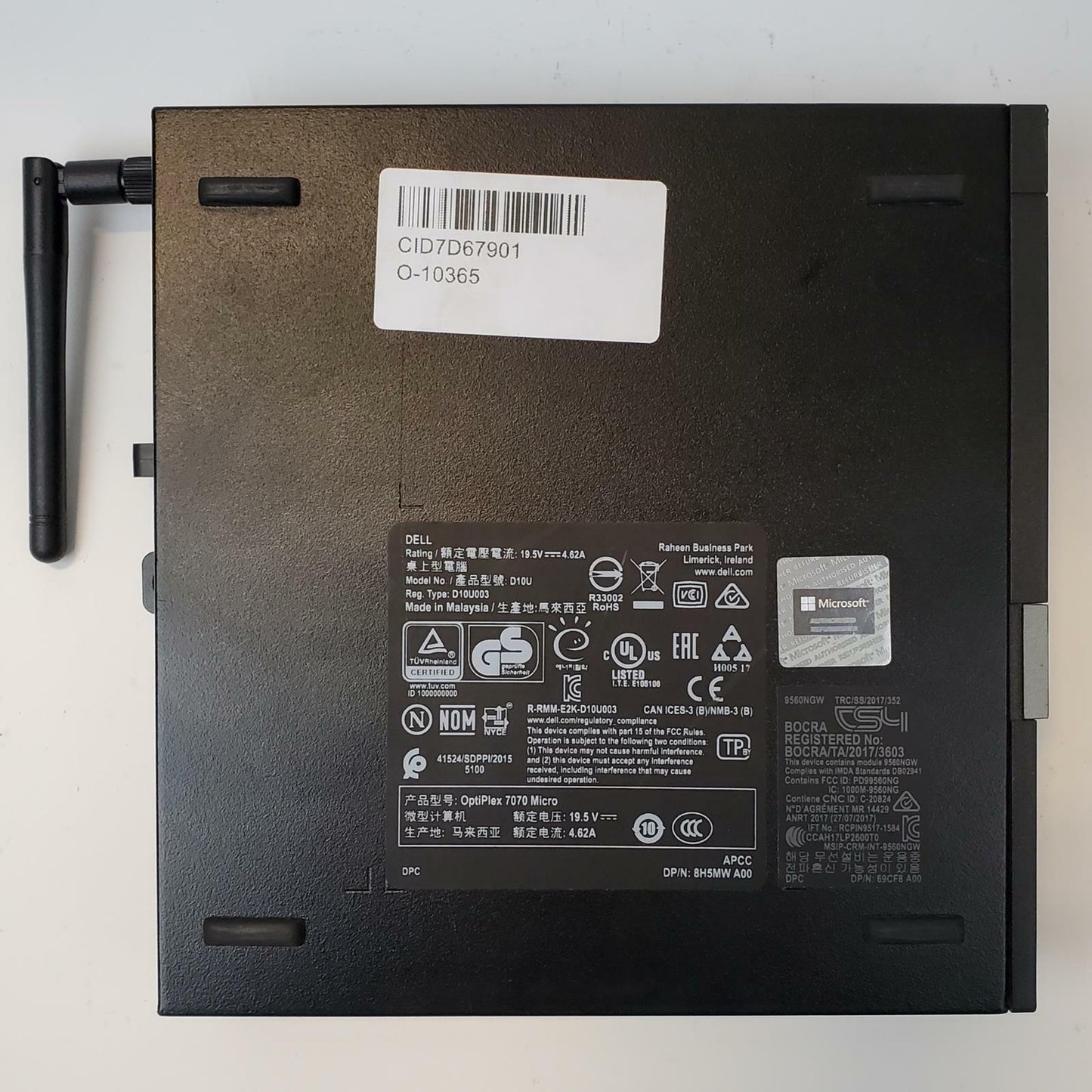 Dell OptiPlex 7070 Win 11 Home i5-9500T 16GB RAM 256GB NVMe | Grade B | 3700