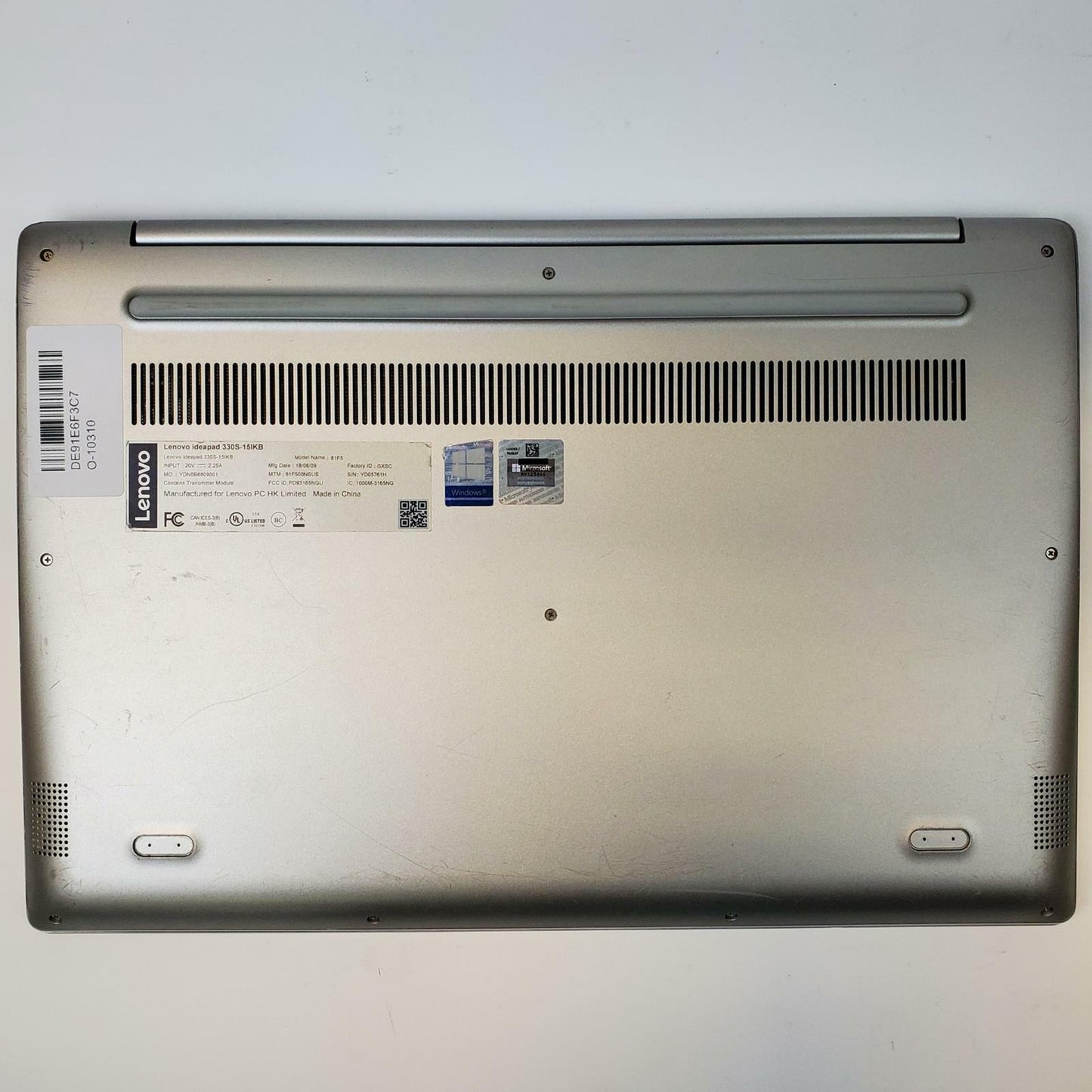 Lenovo IdeaPad 330S-15IKB Win 11 Home i5-8250U 12GB RAM 256GB M.2 | Grade C