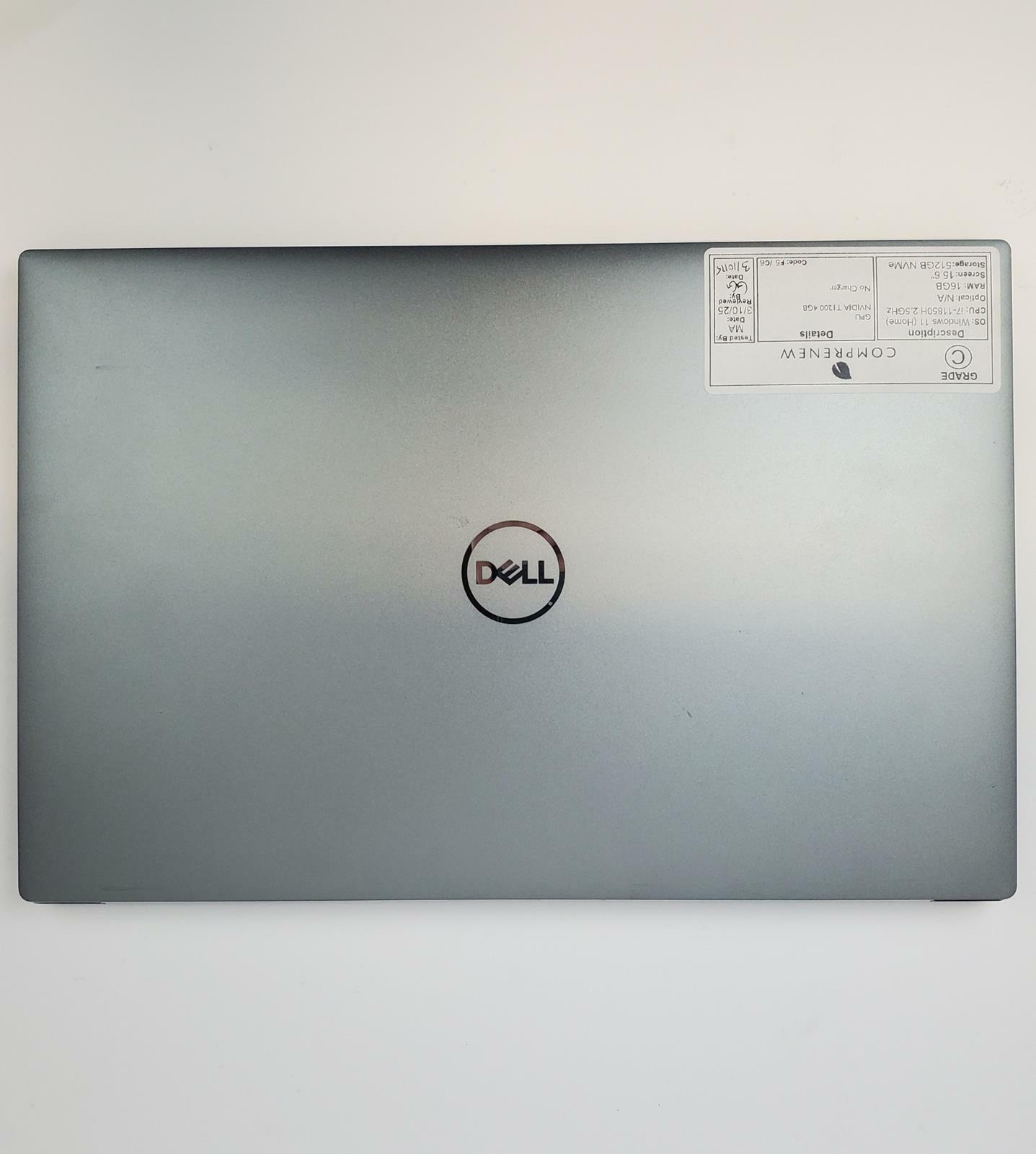 Dell Precision 5560 Win 11 i7-11850H 16GB RAM 512GB NVMe 4GB GPU | Grade C