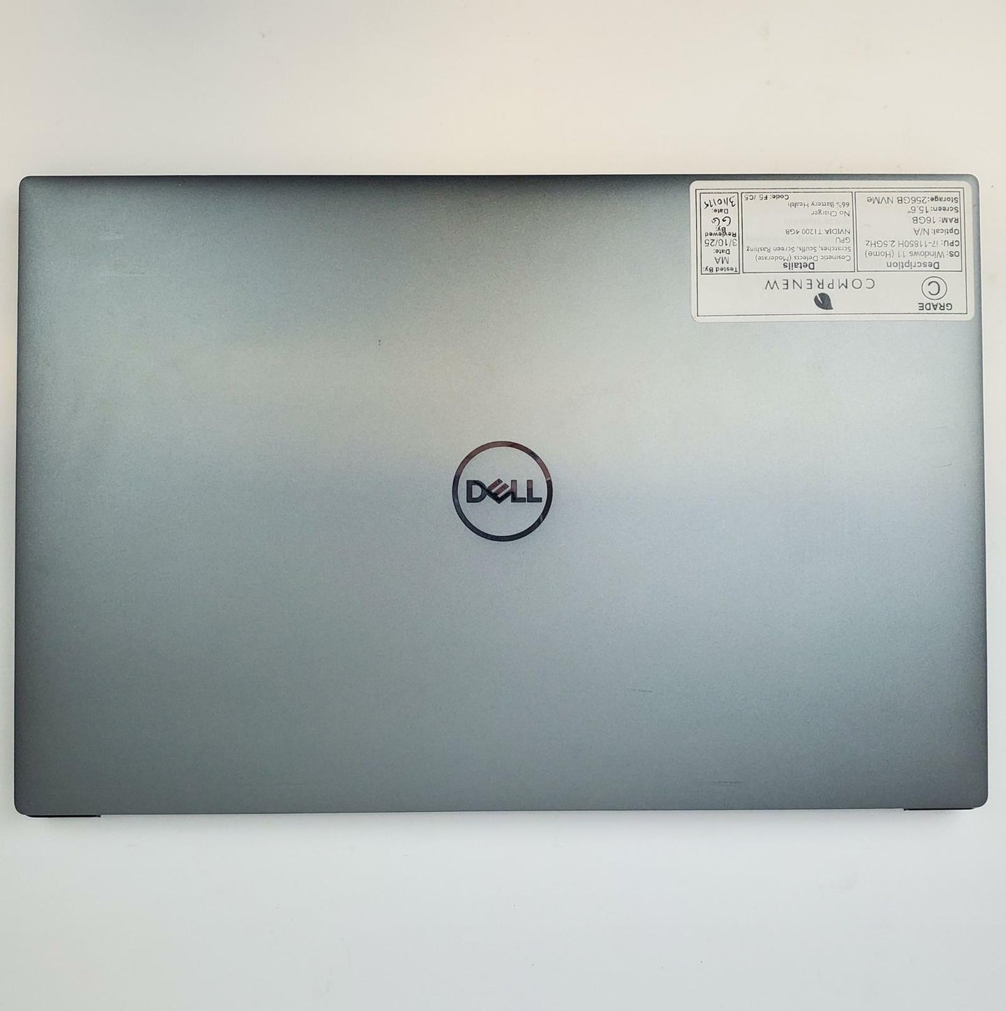 Dell Precision 5560 Win 11 i7-11850H 16GB RAM 256GB NVMe 4GB GPU | Grade C