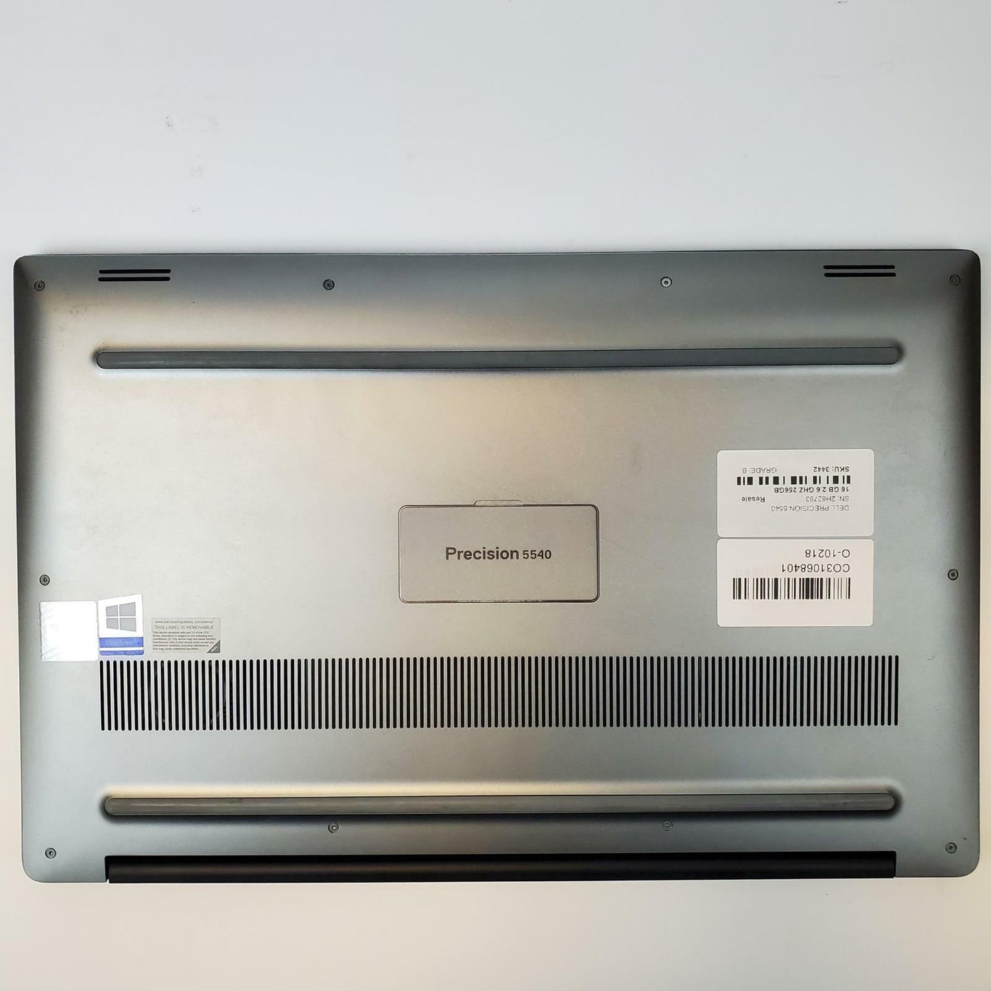 Dell Precision 5540 Win 11 Home i7-9850H 16GB RAM 256GB NVMe 4GB GPU | Grade B