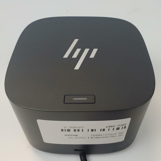 HP HSN-IXO3 Thunderbolt Dock G4 Docking Station Bundle | Grade B | 3572