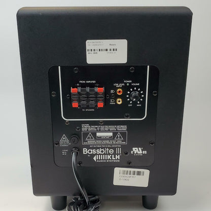 KLH BassBite III Powered Subwoofer | Grade B