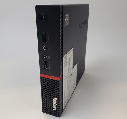 Lenovo ThinkCentre M715Q Win 11 Home Ryzen 5 2400E 16GB RAM 256GB NVMe | Grade B