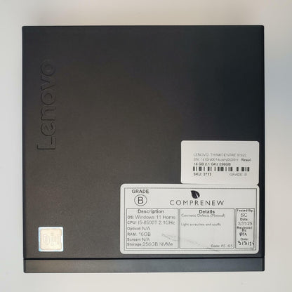 Lenovo ThinkCentre M920Q Win 11 Home i5-8500T 16GB RAM 256GB NVMe | Grade B