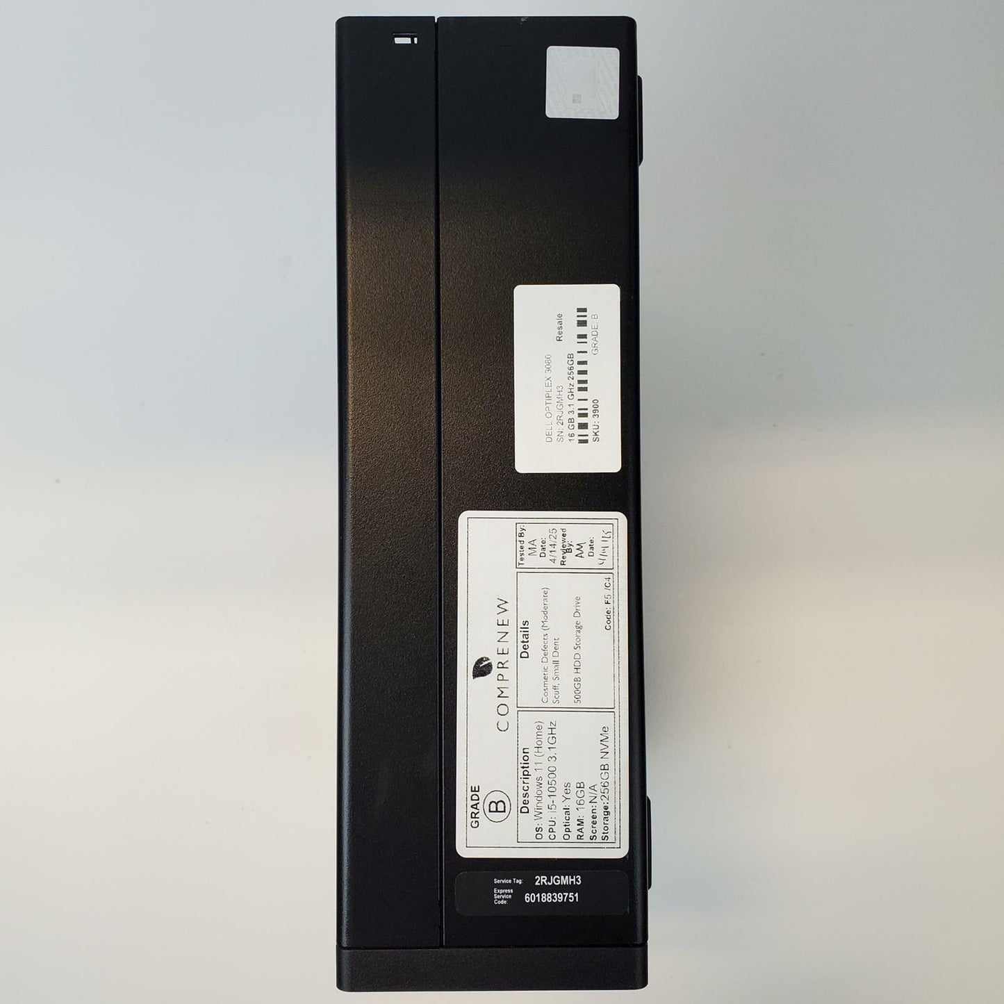 Dell OptiPlex 3080 Win 11 Home i5-10500 16GB RAM 256GB NVMe | Grade B | 3900