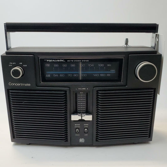 Realistic 12-654 AM/FM Stereo Radio | Grade B