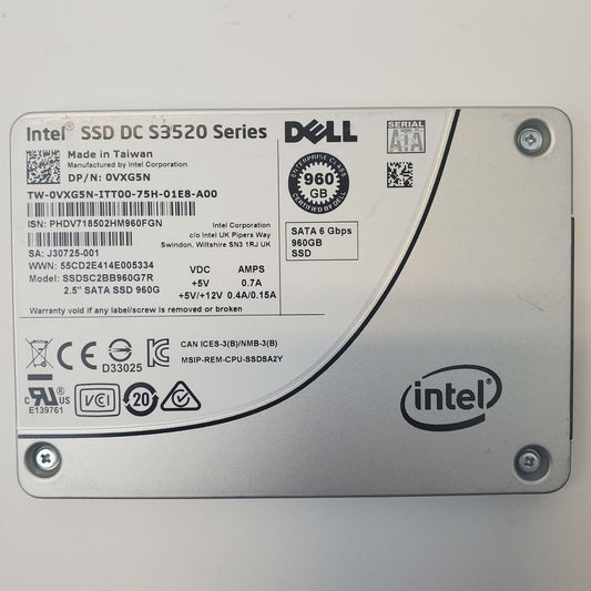 Intel SSDSC2BB960G7R 960GB 2.5" SATA Internal SSD | Grade A