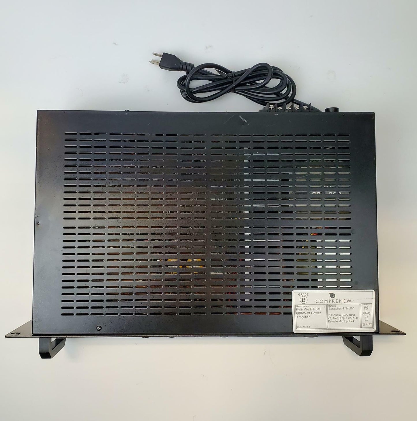 Pyle Pro PT-610 600W Power Amplifier | Grade B