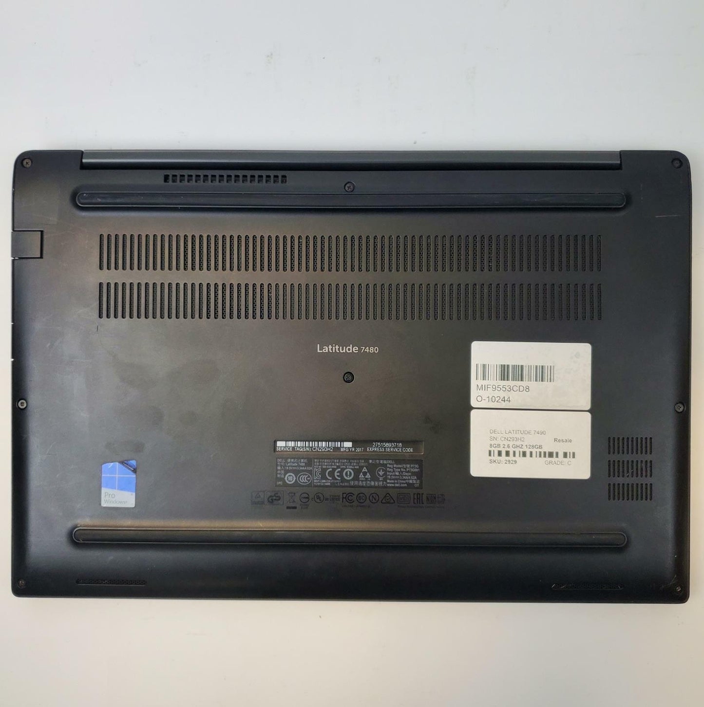 Dell Latitude 7490 No OS i5-7300U 8GB RAM 128GB NVMe | Grade C