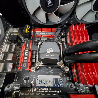 Custom EVGA PC Tower Win 10 Home i5-4690K 32GB RAM 256GB NVMe 6GB GPU | Grade A