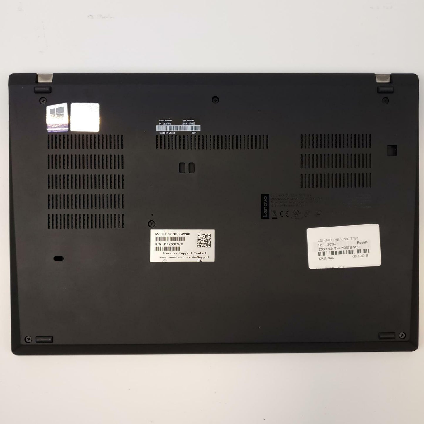 Lenovo ThinkPad T490 Win 11 Home i7-8665H 32GB RAM 256GB NVMe | Grade B