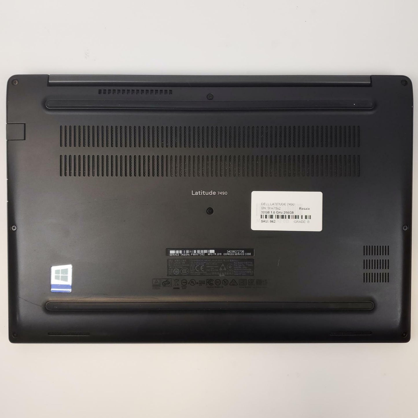 Dell Latitude 7490 Win 11 Home i5-8250U 32GB RAM 256GB NVMe | Grade B