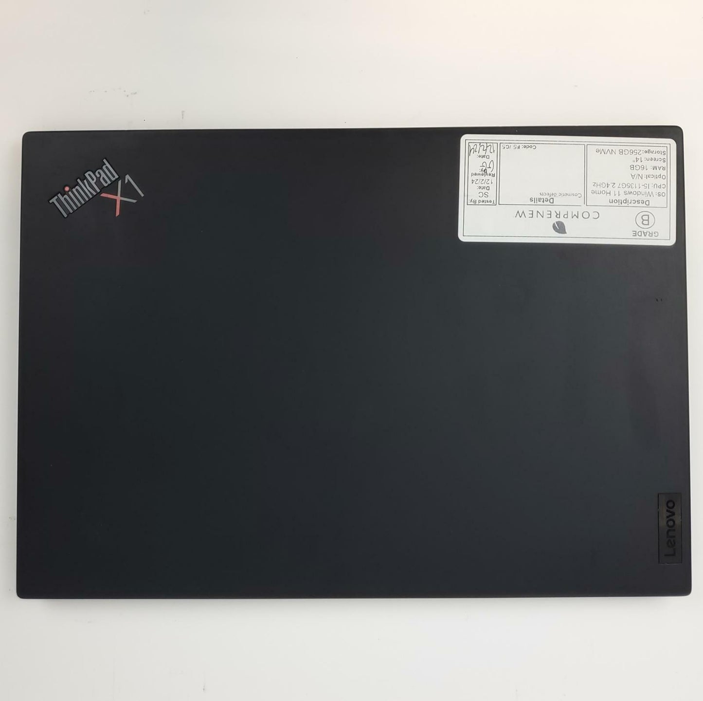 Lenovo X1 Carbon Gen9 Win 11 Home I5-1135G7 16GB RAM 256GB NVMe | Grade B