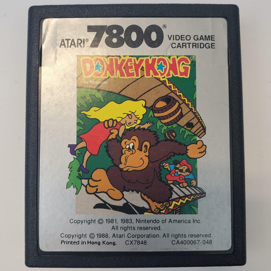 Atari 7800 Game: Donkey Kong | Grade B