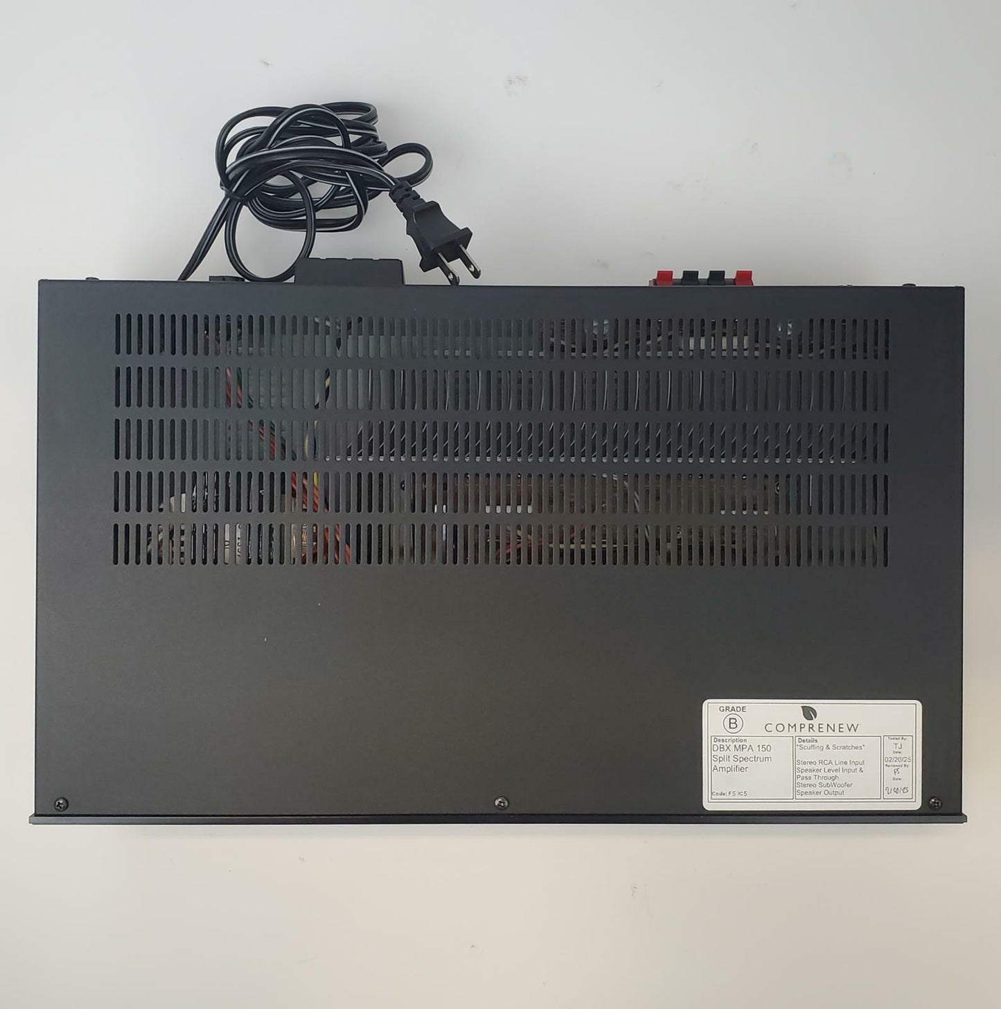 DBX MPA 150 Split Spectrum Amplifier | Grade B
